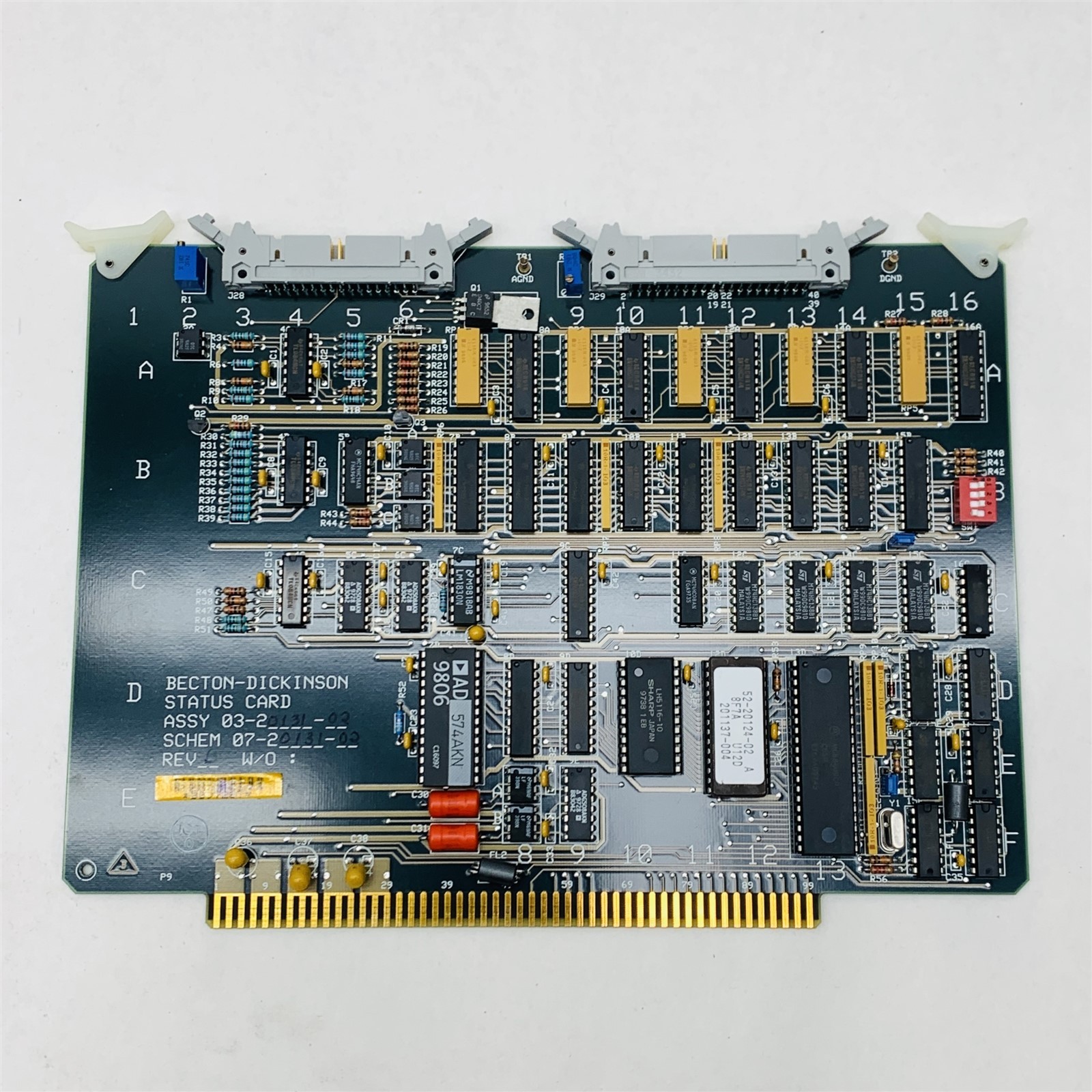 Becton Dickinson Status Card 03-20131-02 (for BD FACSCalibur Flow Cytometer)