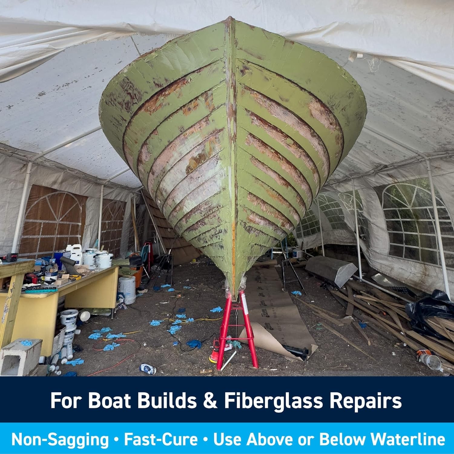 TotalBoat TotalFair Marine Epoxy Fairing Compound for Fiberglass, Wood, Aluminum