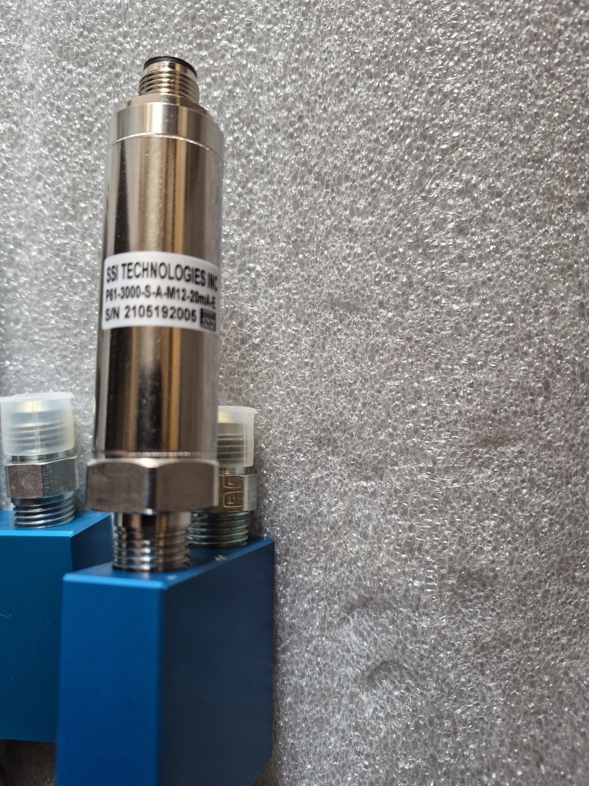 SSI GRACO PMC SPF Pressure Temperature Sensor RTD P61-3000-S-A-M12-20mA SPF-HA