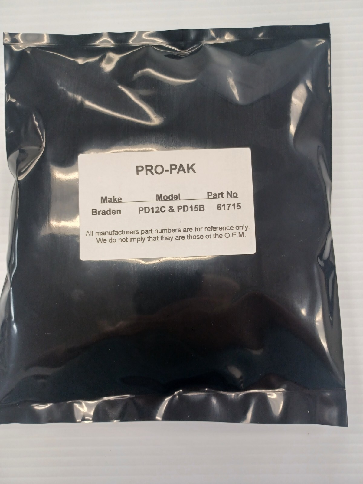 BRADEN® Model PD12C and PD15B Universal Seal Kit Number 61715