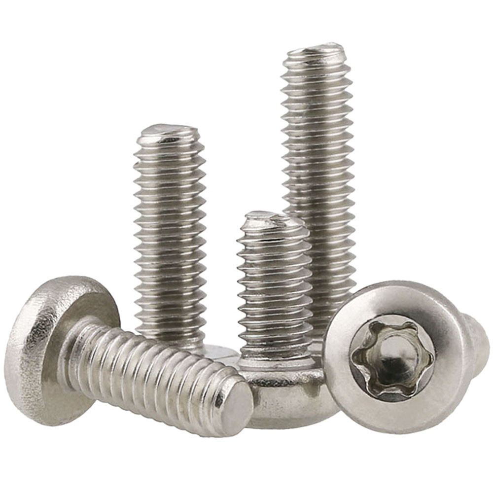 M3 – 0.5 A2 Stainless Steel Six Lobe Pan Head Torx Security Machine Screws Bolts