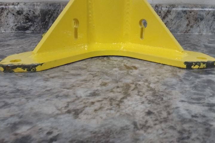 Oz Lifting Products OZPED2 3.05 In Mast Diameter 1000 Lb Cap Steel Mounting Base