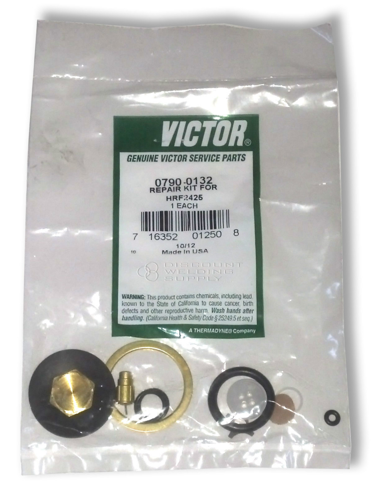 REPAIR KIT – VICTOR HRF 2425 REGULATOR – FLOWMETER – REBUILD PART VIC 0790-0132
