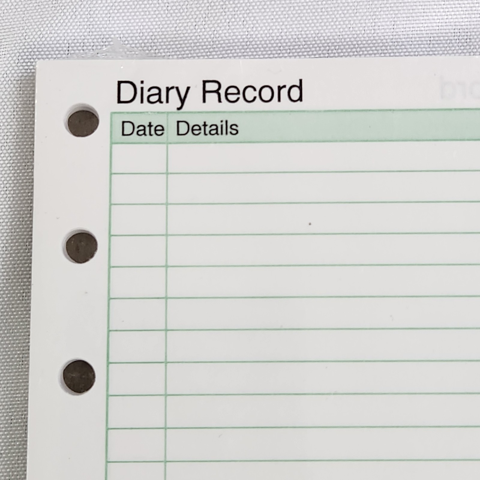 150 Diary Record Day-Timer Portable Refill Pages Paper Compact Franklin Covey