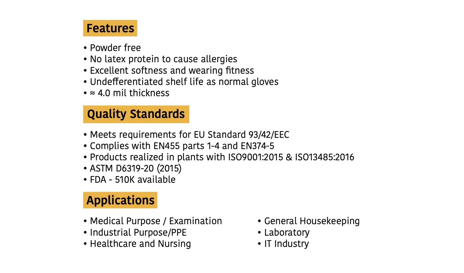 1000 pcs KleiderFORT Blue Nitrile Gloves Disposable Powder-Free Latex-free (M)