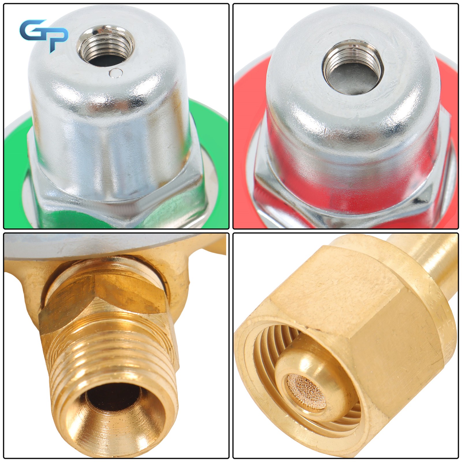 Solid Brass OXYGEN ACETYLENE Regulators 4 Welding Fit Gas Torch Cutting