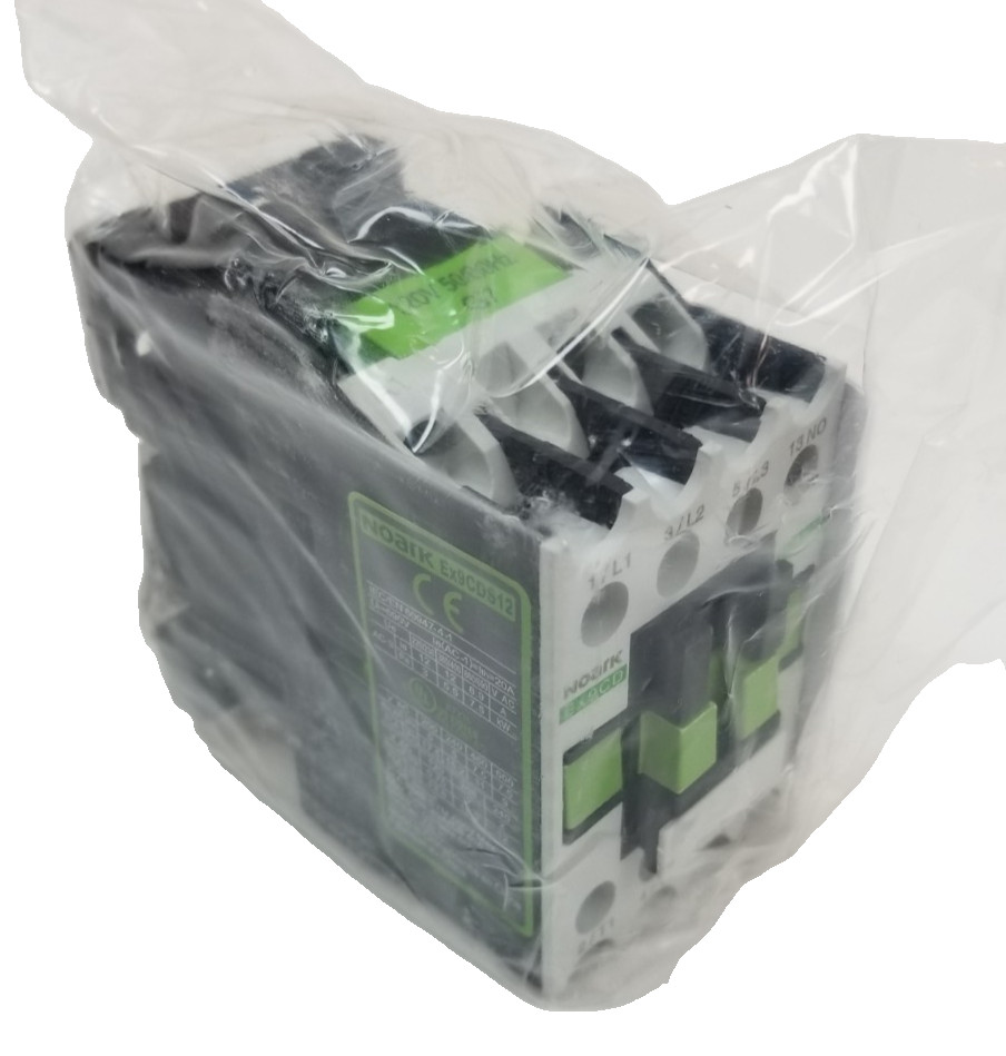NOARK Ex9CDS12A30G7A General Purpose Contactor 12A 3NO 120V 50/60 Hz FVNR NEW