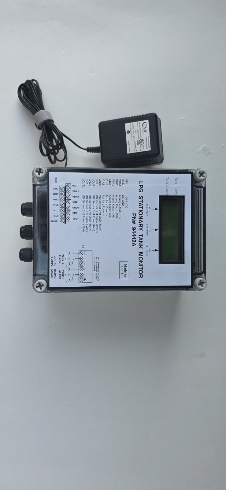 Micro Design Inc MDi LPG Stationary Tank Monitor STM94442A Dual Channel