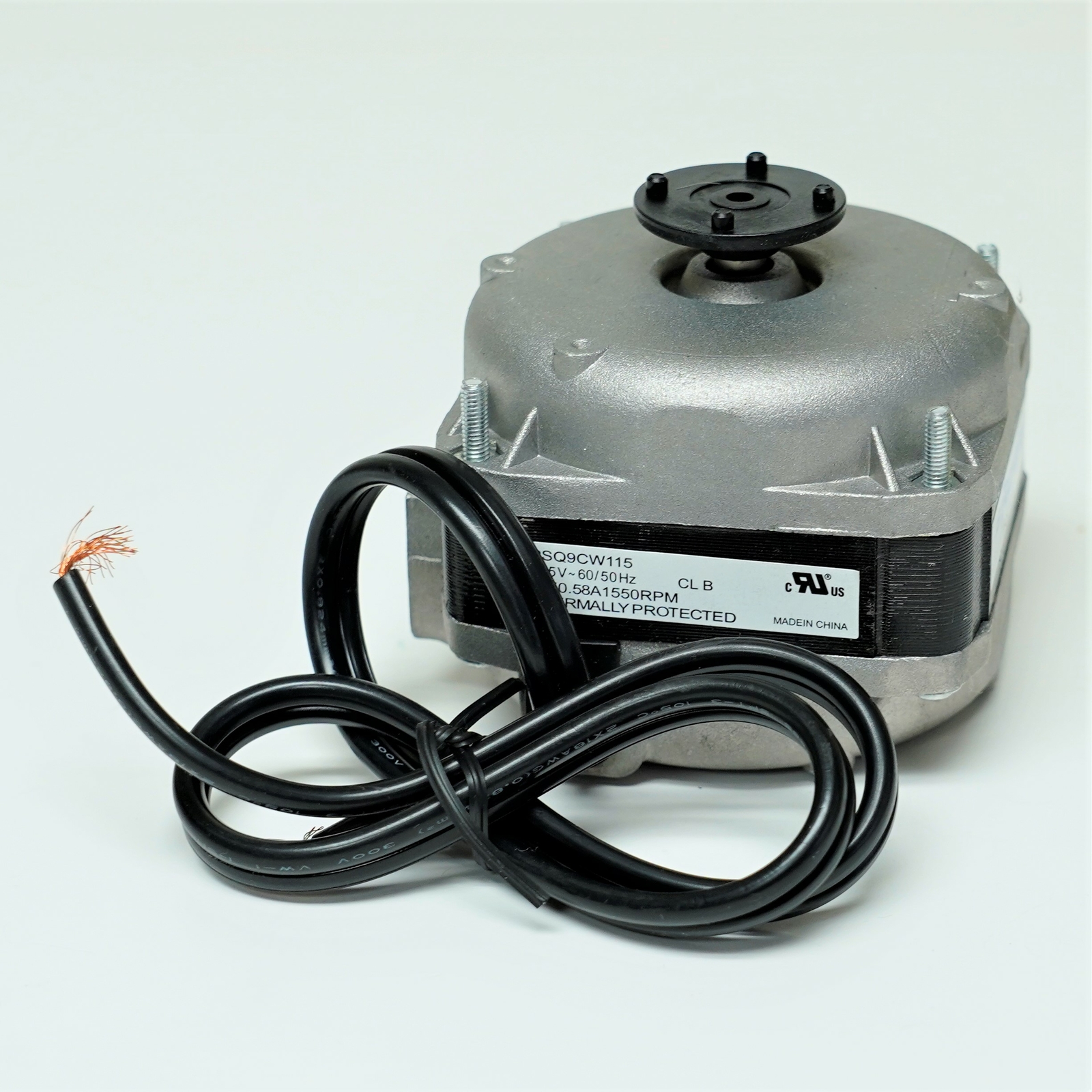 Square Shaded Pole Unit Bearing Motor 9 Watts, 115 Volts, 1550 RPM PSQ9CW115