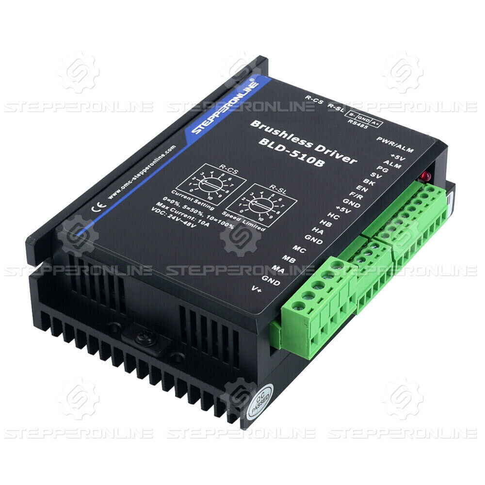 STEPPERONLINE Brushless DC Motor Driver Controller 12V-48VDC Max 15.0A 400W