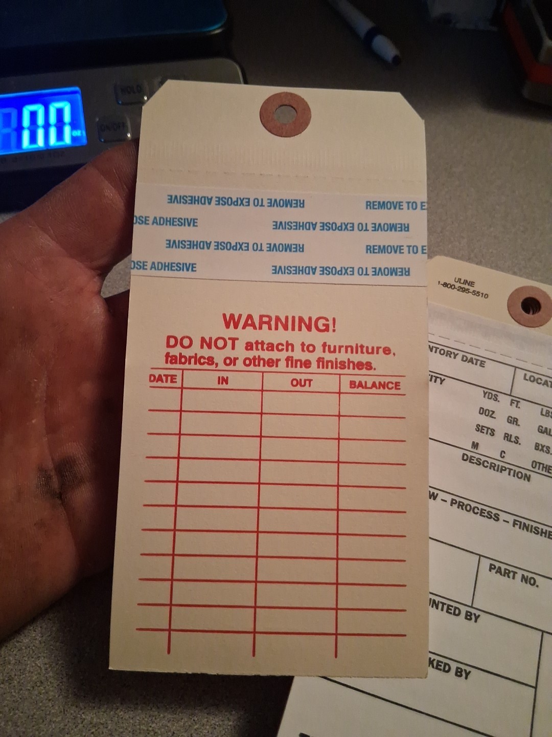 inventory tags