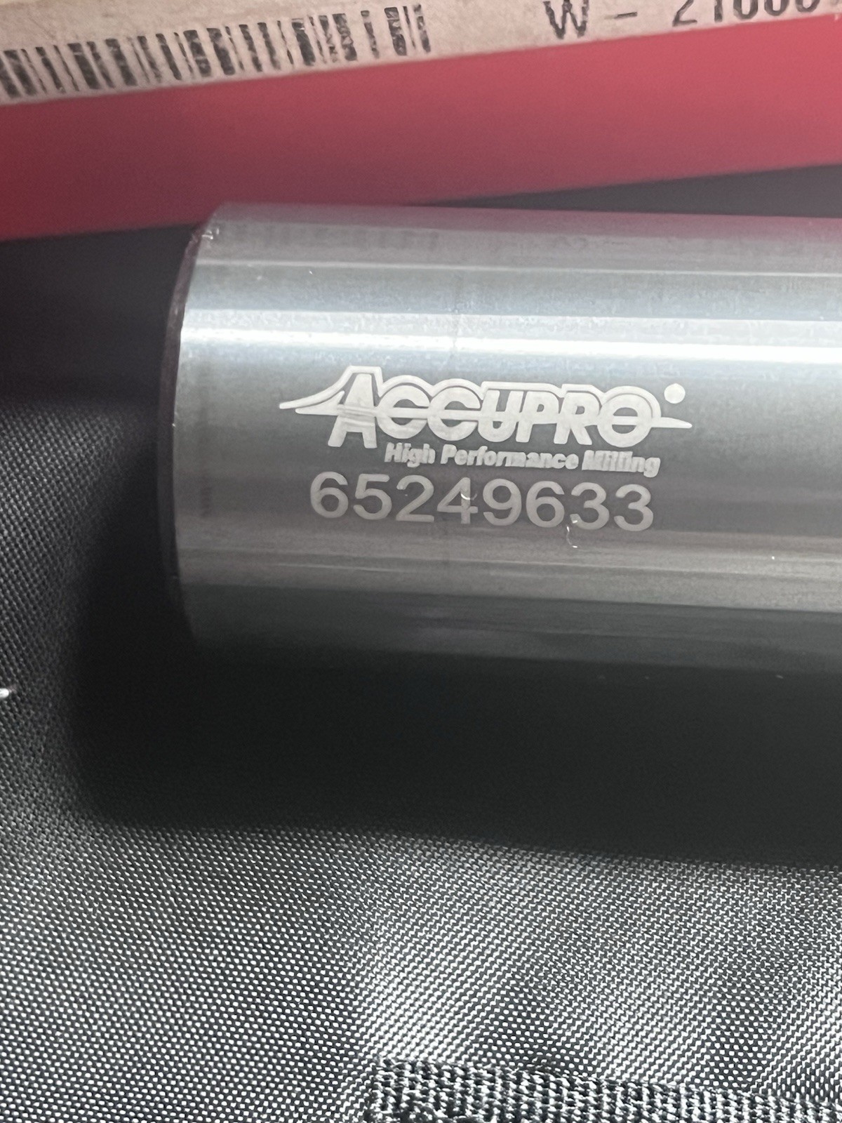Accupro 65249633 1” Solid Carbide Corner Radius End Mill 3FL 5” LOC 8” OAL