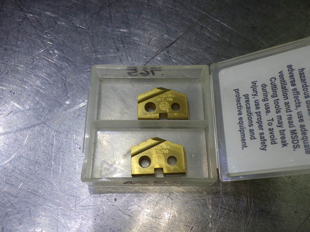 AMEC T-A #1 49/64″ Super Cobalt Spade Drill Inserts QTY2 151T-.765 (LOC1288B)
