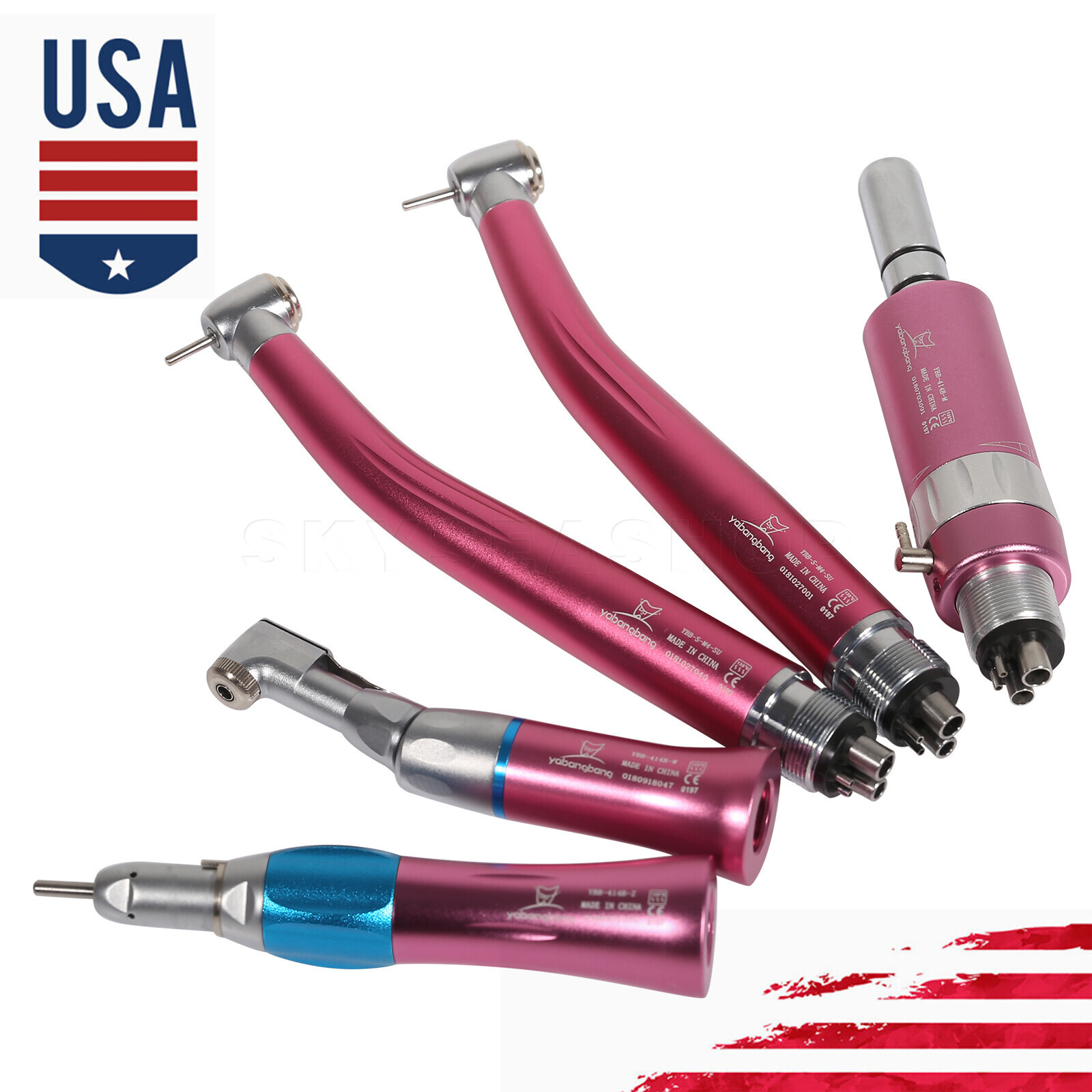Air Turbine Kit PANA-MAX High Speed Handpiece / EX-203C Low Speed Set 4H Dental