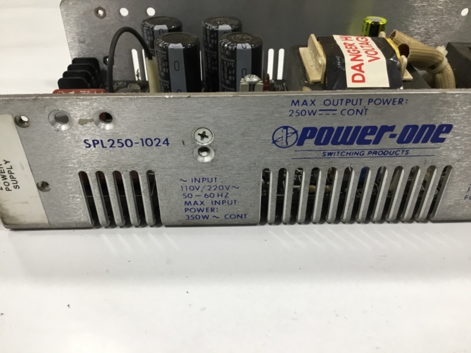 POWER ONE SPL250-1024 POWER SUPPLY 110/220V 50/60HZ #09F98RM
