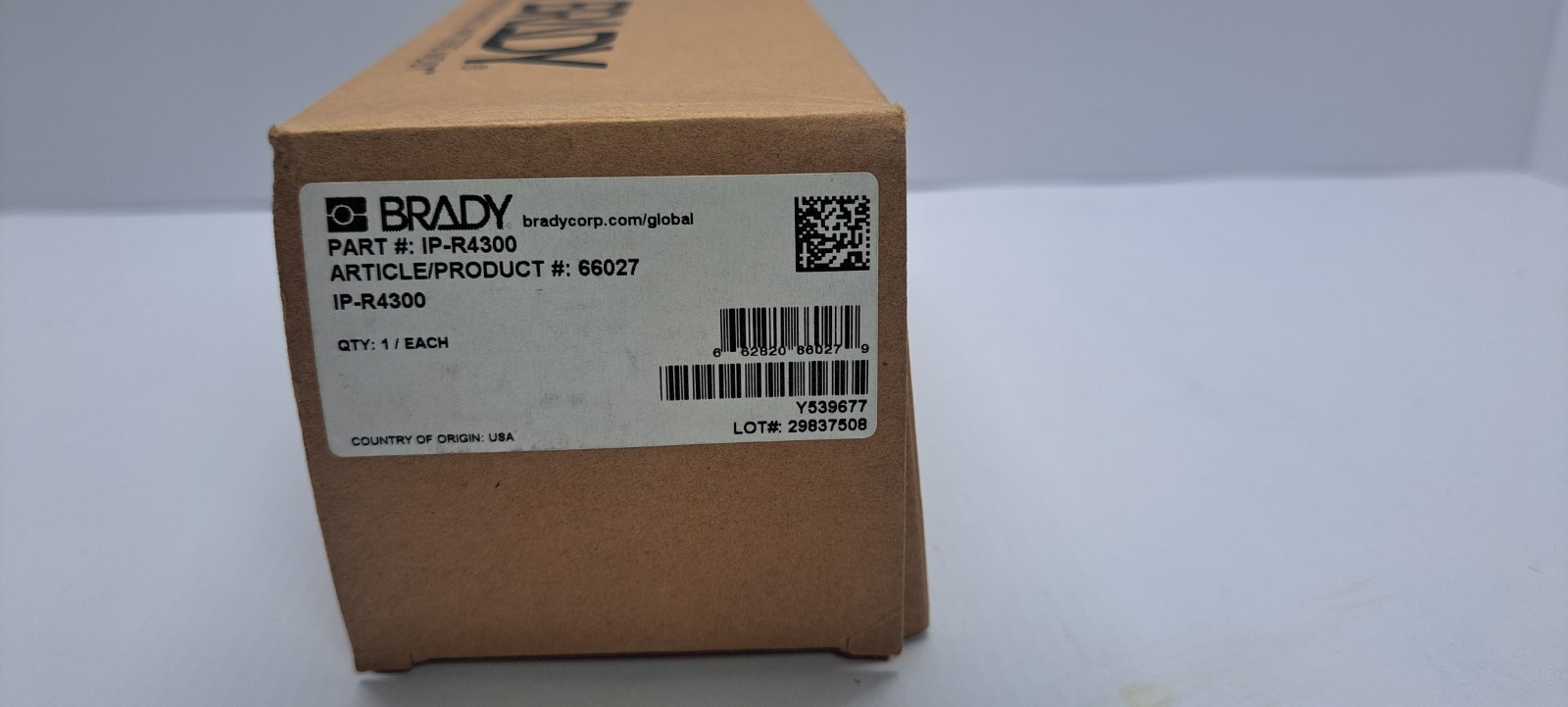 BRADY IP-R4300 Ribbon,984 ft. L,3-1/4 In. W 2TYP7
