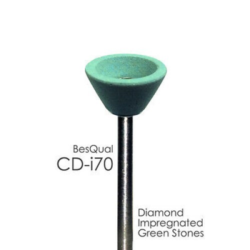 Zirconia – Diamond Impregnated Green Mounted Stone – CD-i70