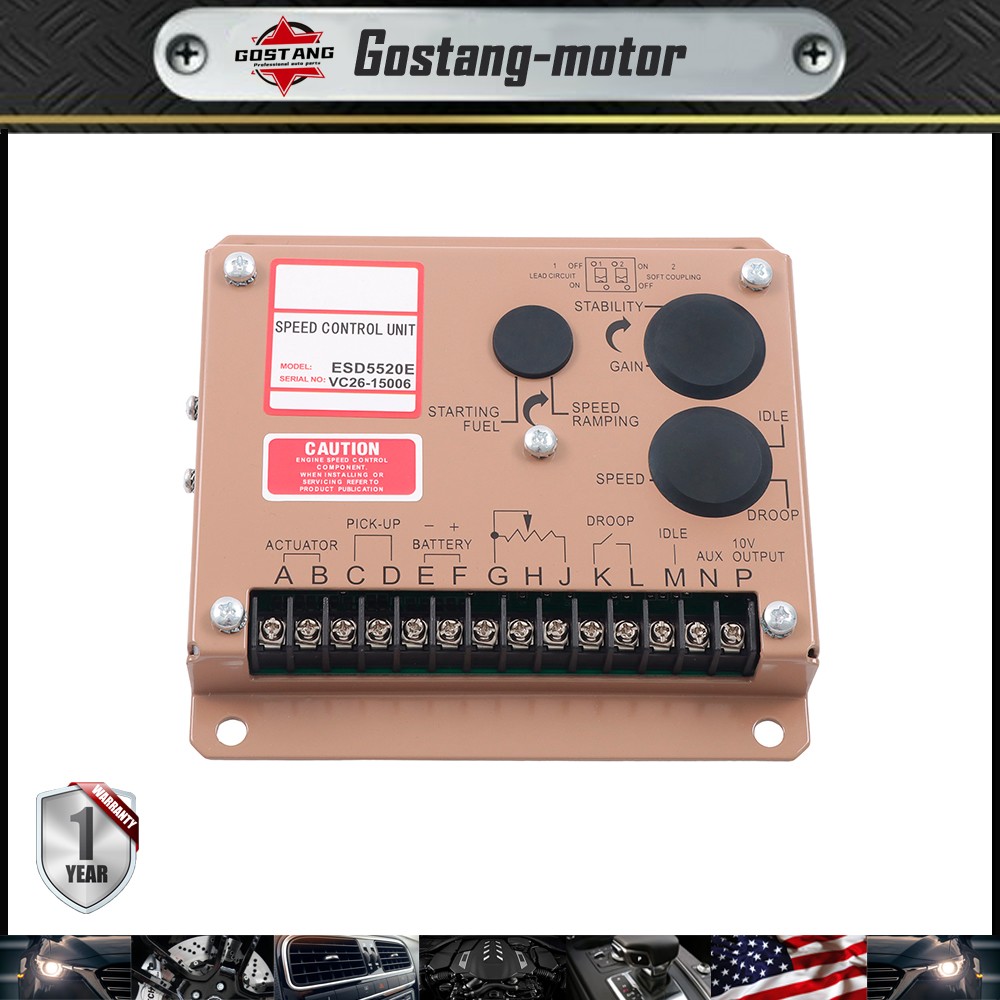 ESD5520E Engine Speed Governor Controller for Generator Set Control