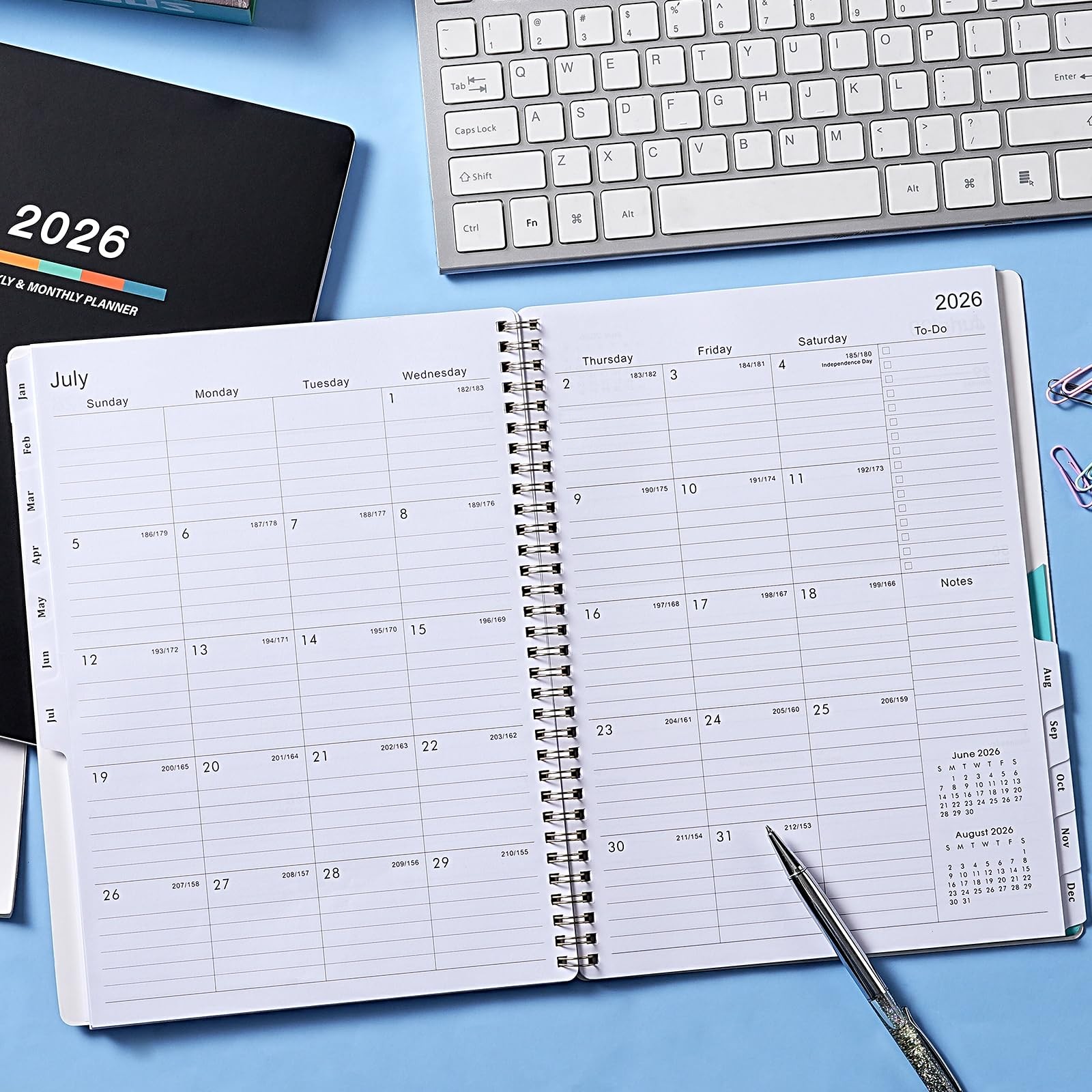 Planner 2026 – Jan. 2026 – Dec. 2026, 2026 Planner Weekly and Monthly, 8.5″ X 11