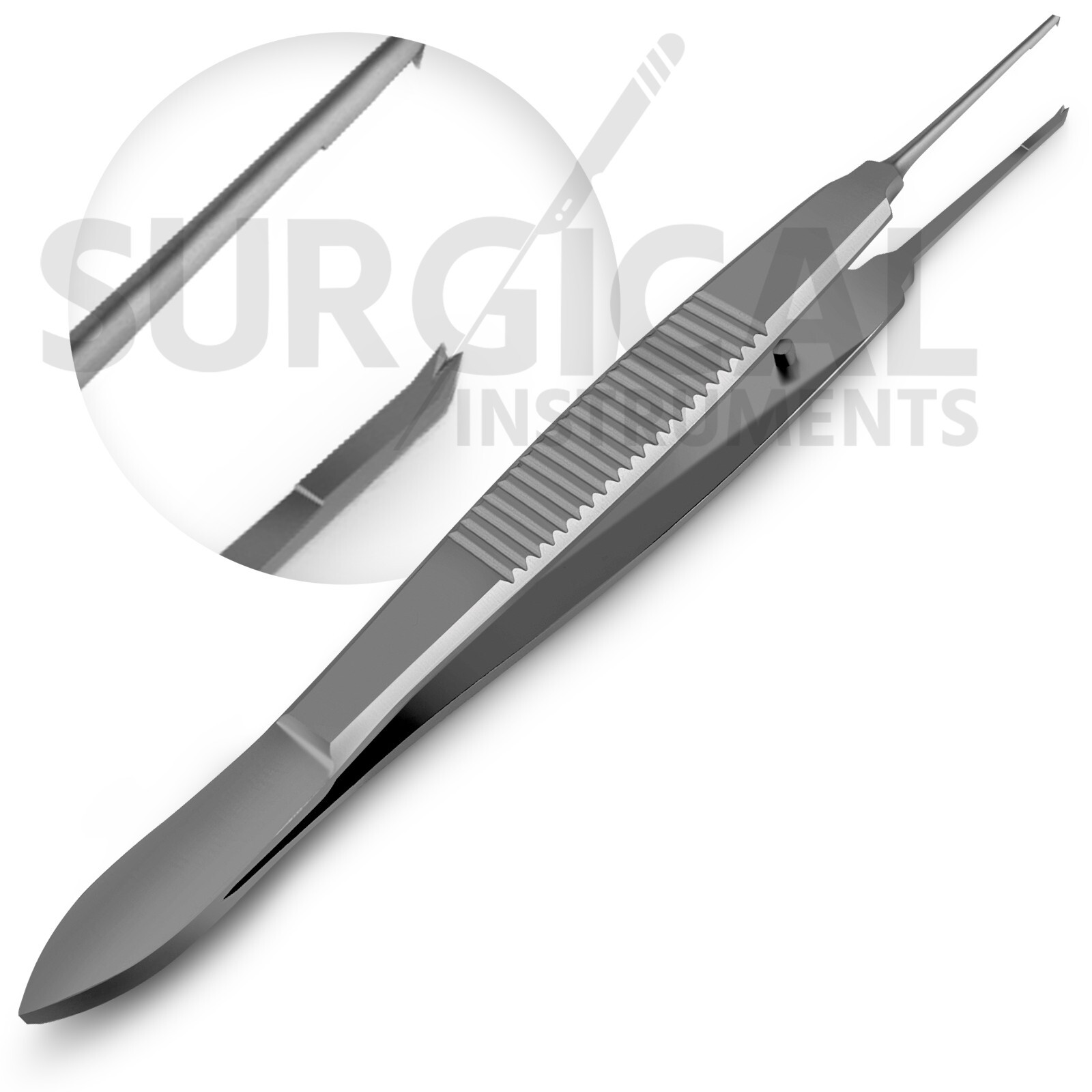 Castroviejo Suturing Forceps 4″ 0.6mm 1×2 teeth Surgical Instrument German Grade