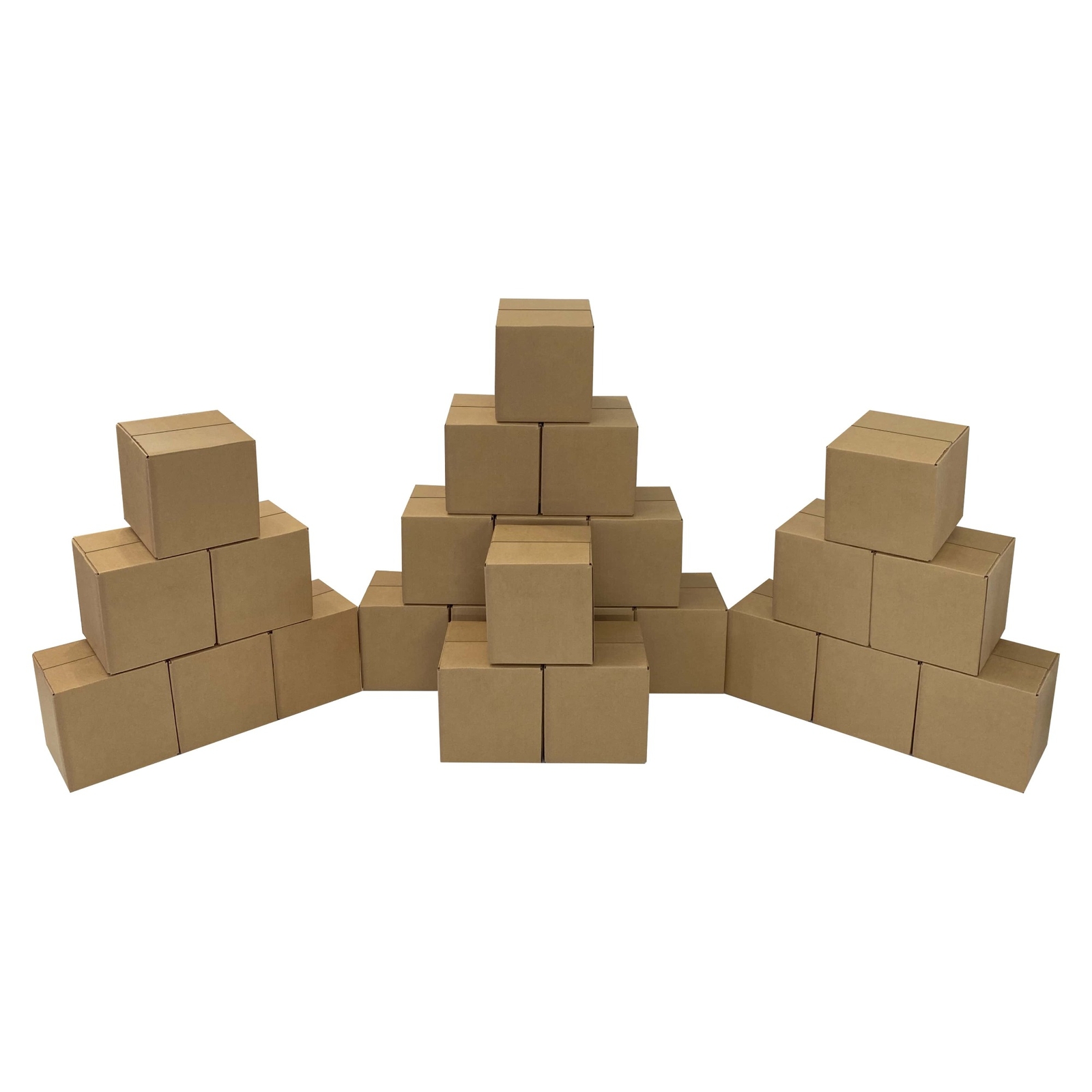 UOFFICE Bundle of 25 Corrugated Boxes 12″ x 12″ x 12″ Cube Boxes