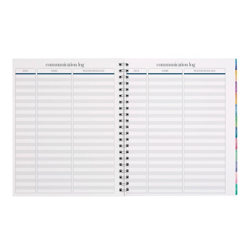 Inspired by Erin Condren 9″x11″ 2026-2027 Teacher Planner Lapis Toile