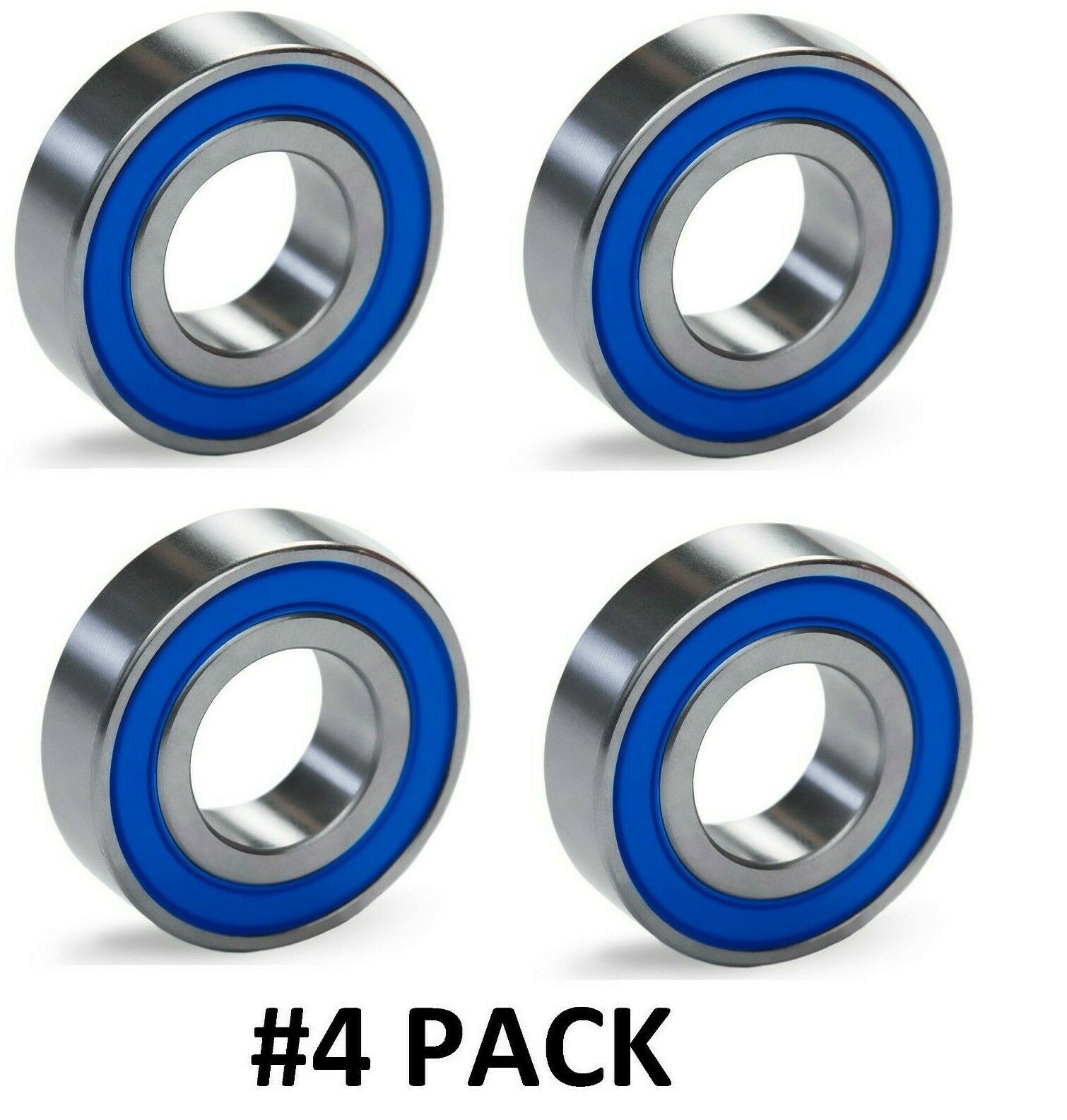 4-Pack 6300-2RS C3 EMQ Premium Ball Bearing ABEC3 10X35X11mm