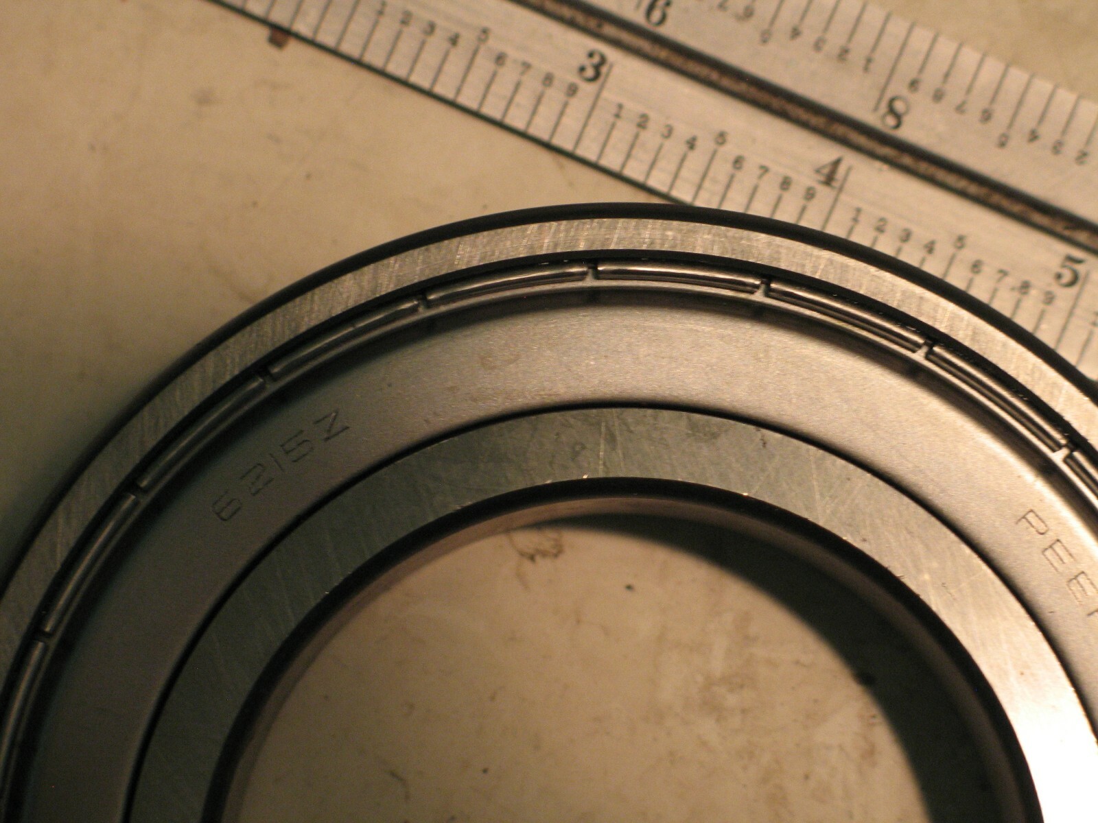 NIB PEER 6215-ZZD-C3 BALL BEARING 75 X 130 X 25MM DOUBLE SHIELD P6312