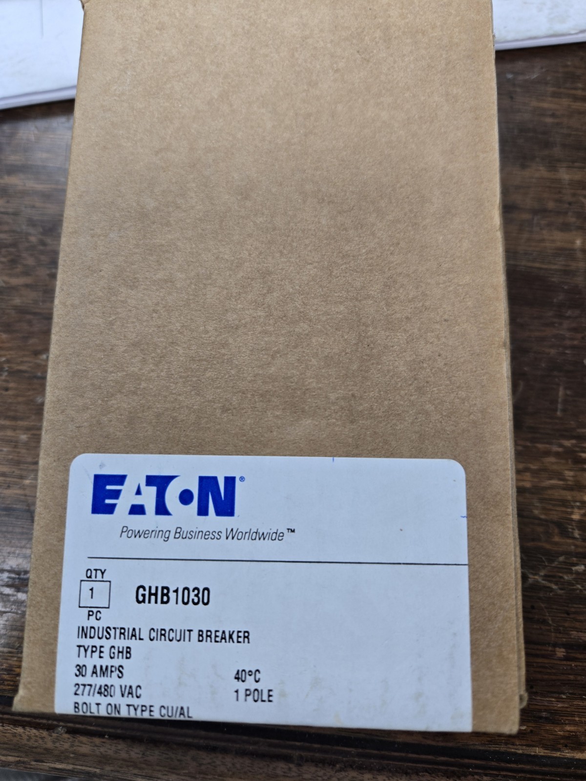 GHB1030 EATON NEW IN BOXES (17 AVAILABLE) NEW SYTLE FREE SHIPPING