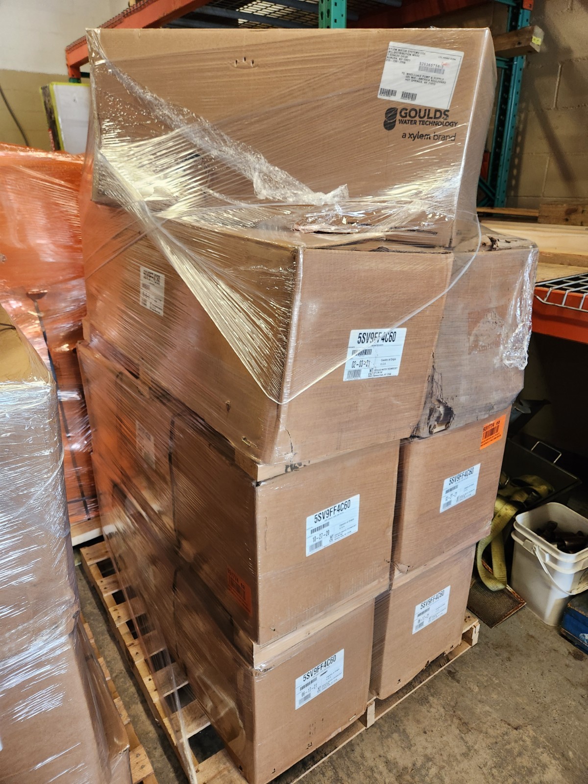 NEW 5SV9FF4C60 GOULDS e-SV Vertical Multistage Pump w/ Motor 3HP 3500RPM