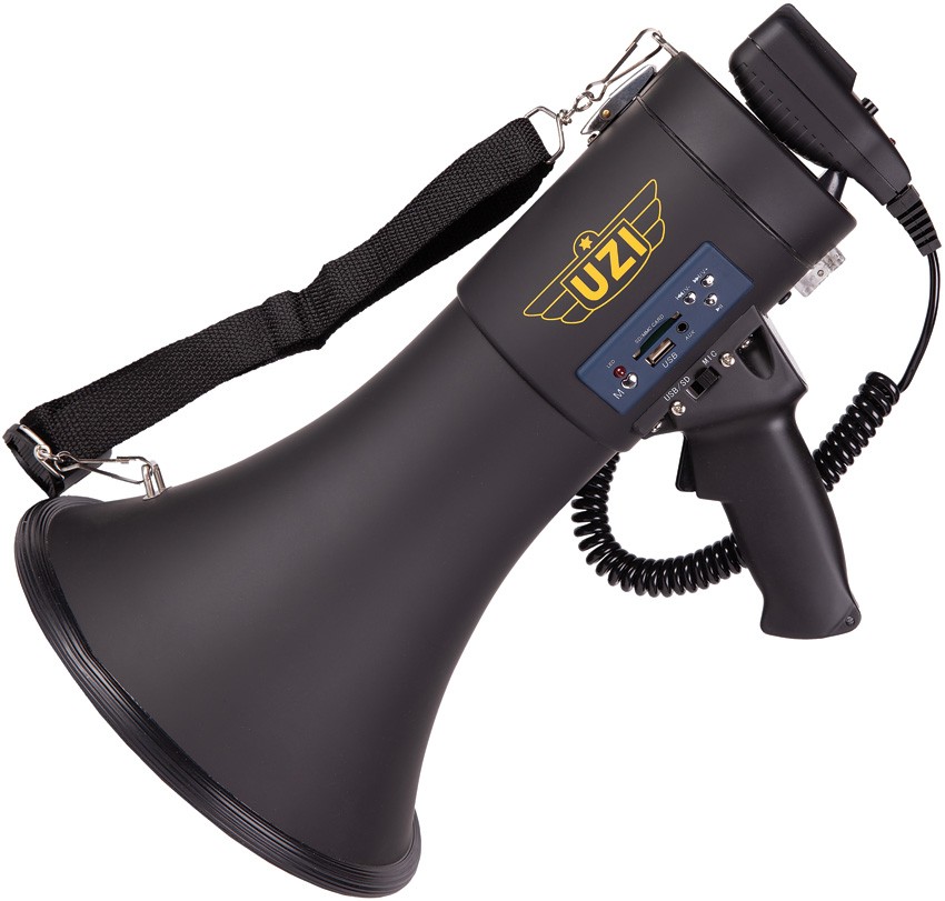 Uzi Megaphone with Siren 5.0 oz