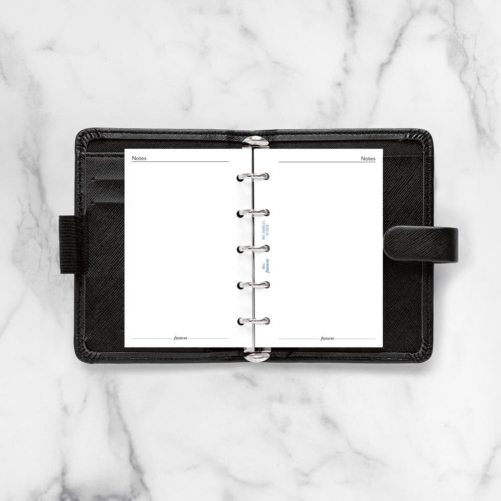 Calendar Diary Refill, Mini Size, Week-to-View with Notes Section, White Pape…