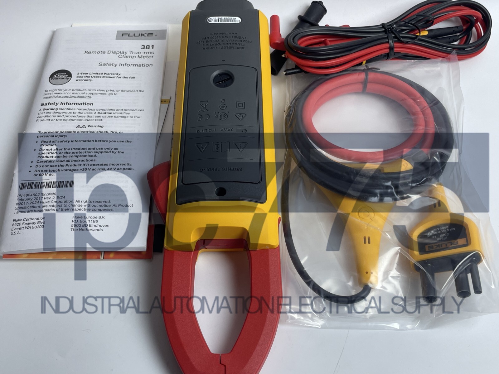 Fluke 381 Remote Display True RMS AC/DC Clamp Meter with iFlex NEW