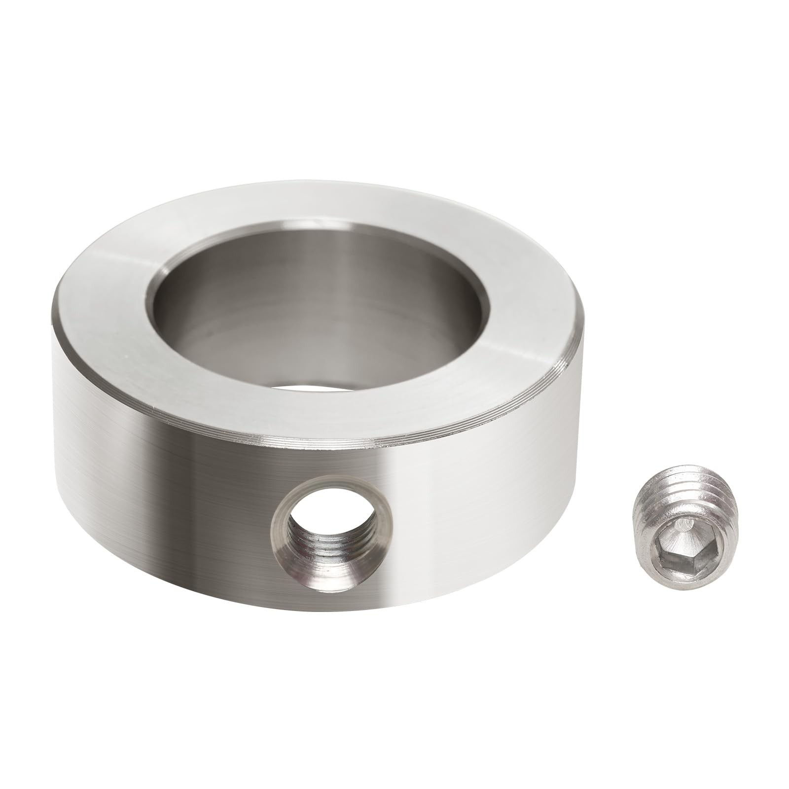 4 Pack 304 Stainless Steel Shaft Collars 7/16″ Bore Set Screw 7/8″ OD x 7/16″…