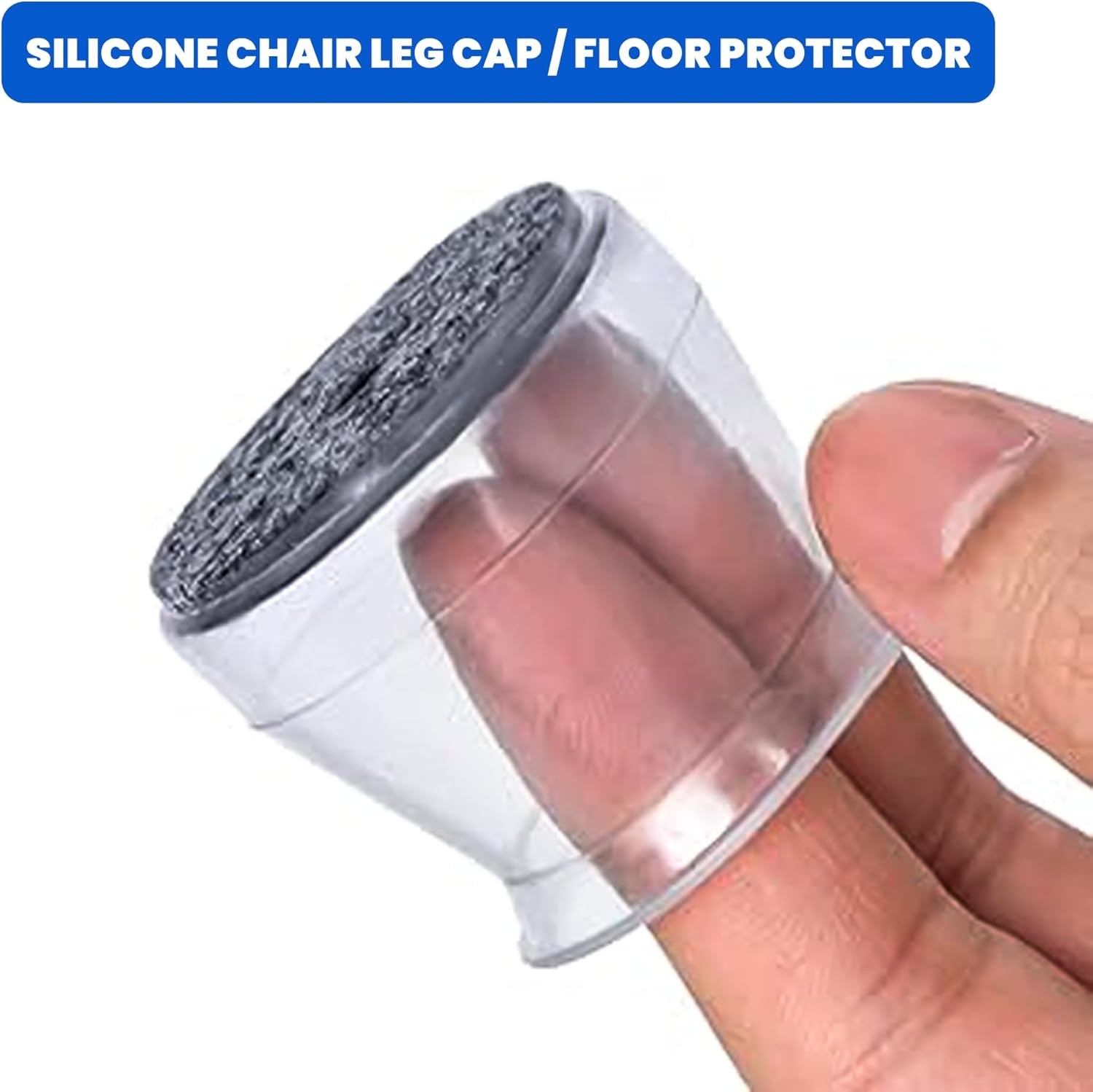 40 Pieces Anti Scratch Chair Leg Caps, Furniture Foot Cover, Anti Slip Chair Fee