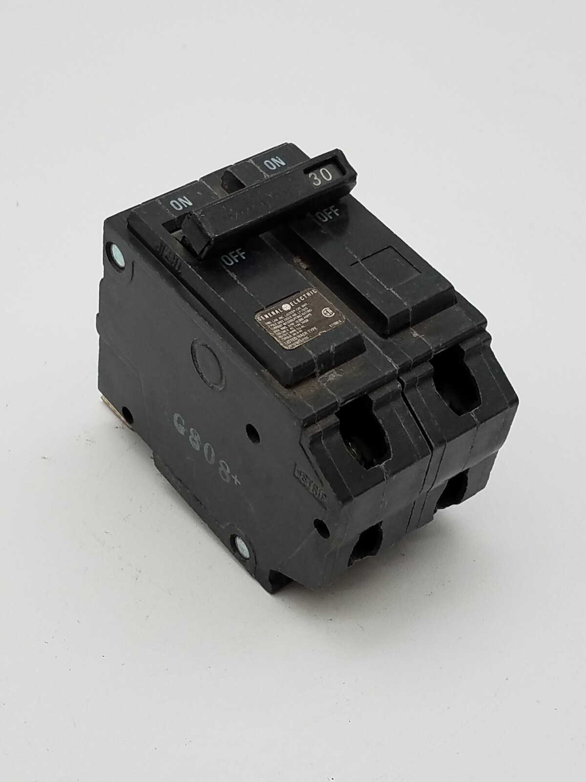 General Electric THQB2130 Circuit Breaker 30A 240V 2P GE THQB Bolt On 30 Amp
