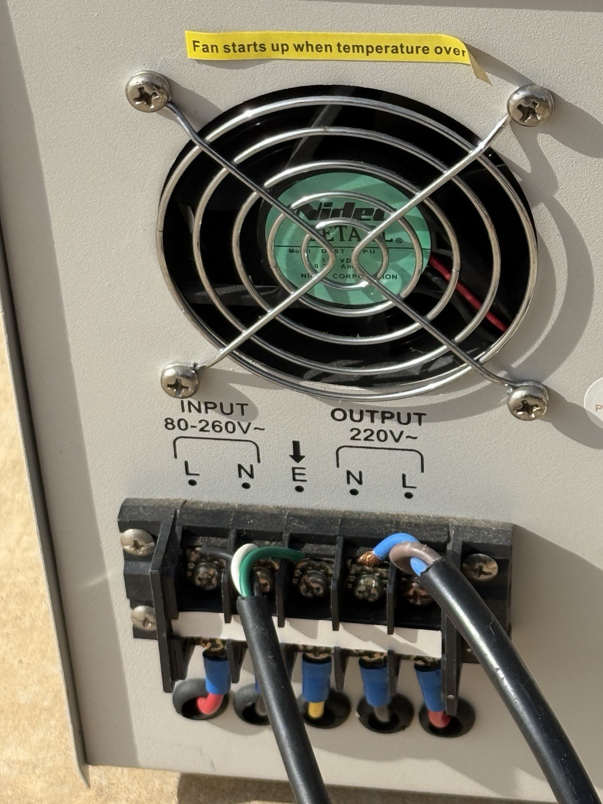 Shams AC Automatic Voltage Regulator IC-500 +Cord 3000VA 80-260v~ 127v~ 220v~