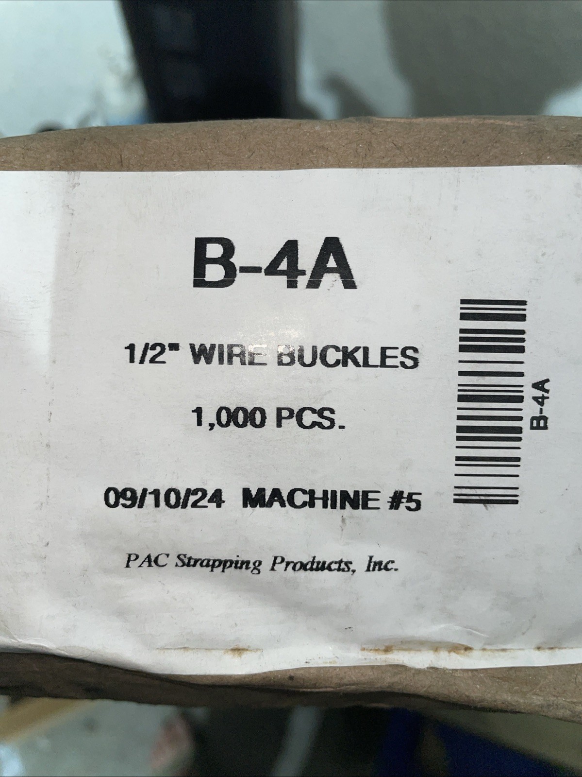 Steel Wire Buckles for 1/2″ Polypropylene Strapping – 80pieces