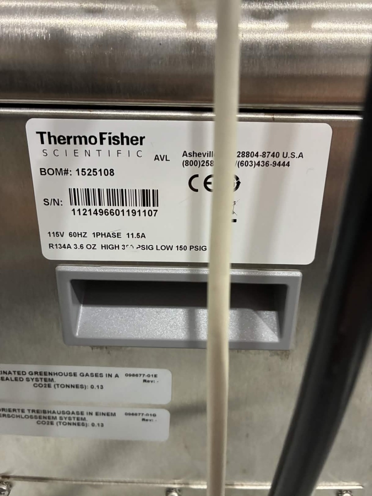 Thermo Scientific Haake SC100 A10 Recirculating Chiller Low Pump Hours