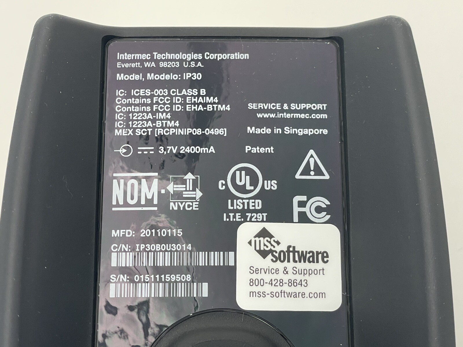 INTERMEC IP30B CN3 CK61 USB ADD-ON 915MHz RFID READER ROHS IP30B0U3014 NEW