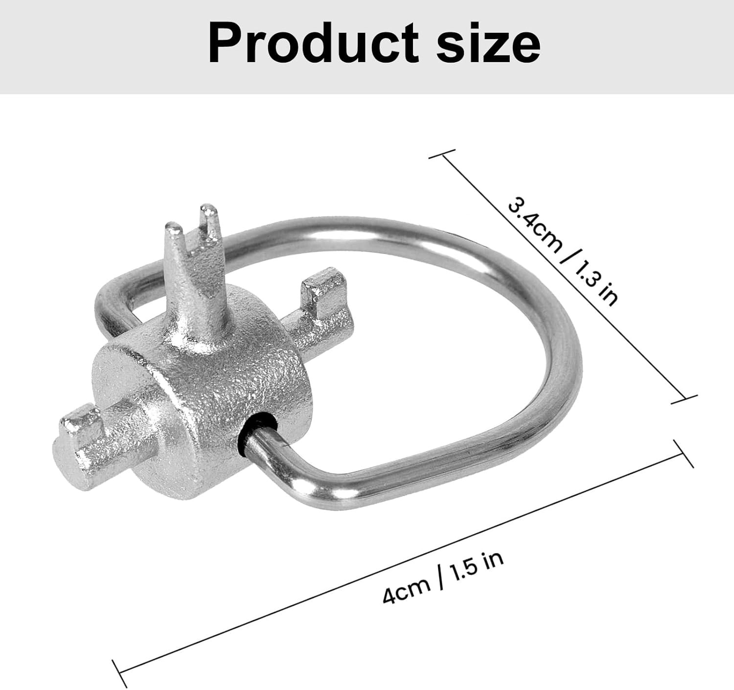 Universal HVAC Locking Cap Key Tool for R410A and R22 Refrigerant Caps