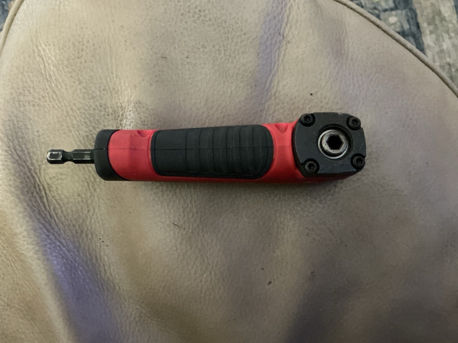 Milwaukee Shockwave 48-32-2390 Right Angle Adapter Red Used