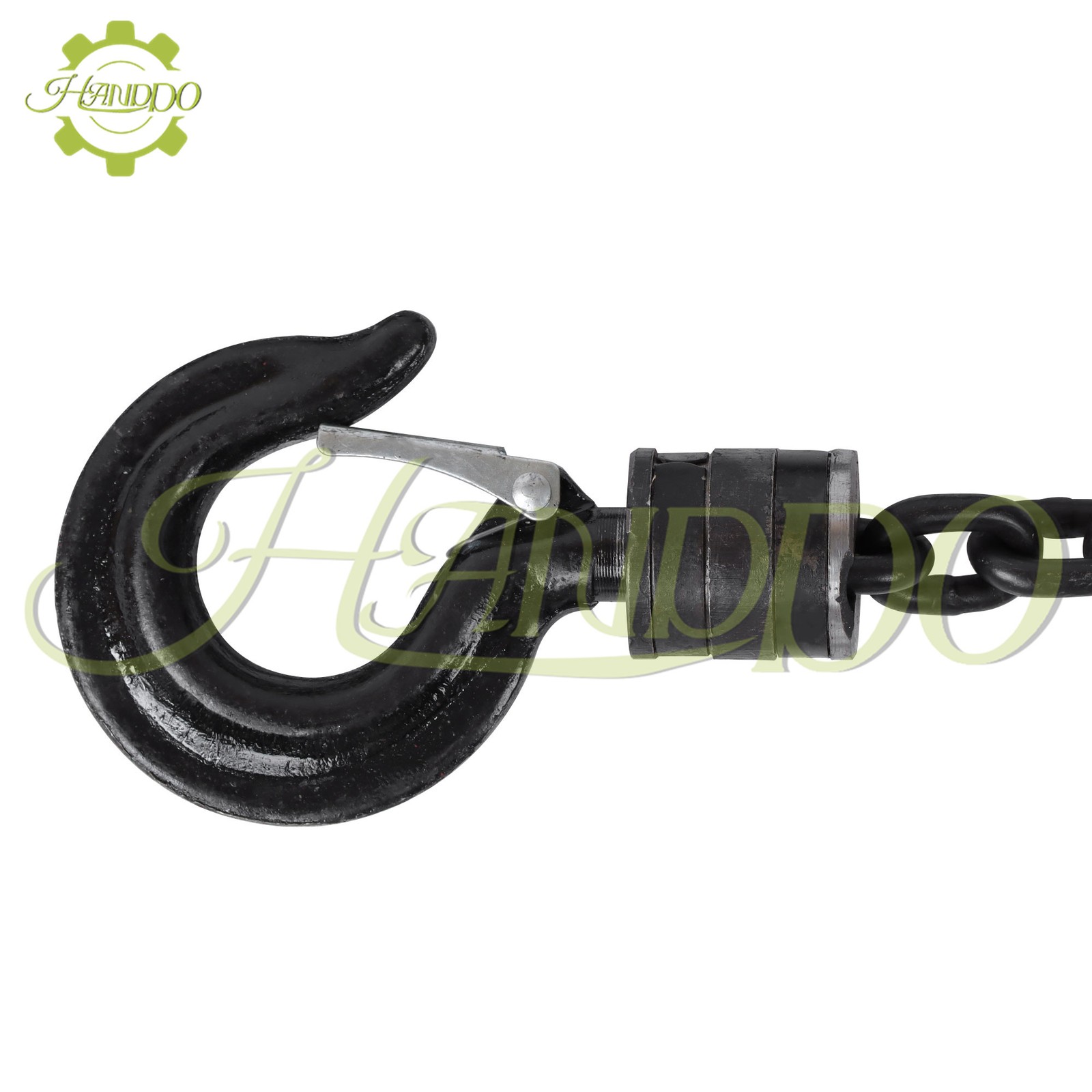 Hand Chain Hoist 1 Ton 2200 Lbs Capacity 7 Feet/2.1m with 2 Heavy Duty Hooks