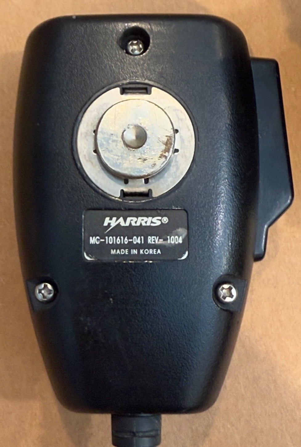 Harris MaCom Radio CU23218-0002 Control Head CH-721 + MC-101616-041 Microphone