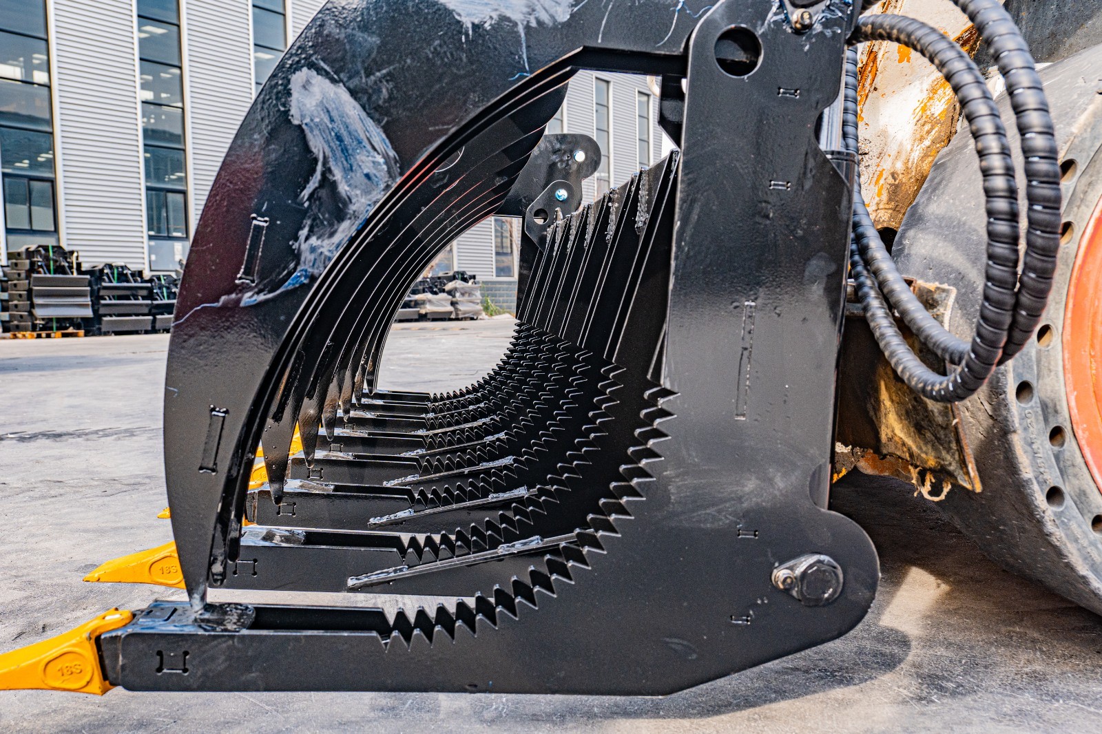 72in Root Rake Skid Steer Grapple Attachment Fits Bobcat Skid Steer Quick Attach