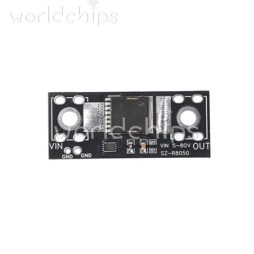 80V 50A Ideal Diode Module, 2mΩ Low Voltage Drop MOSFET for Power Supply