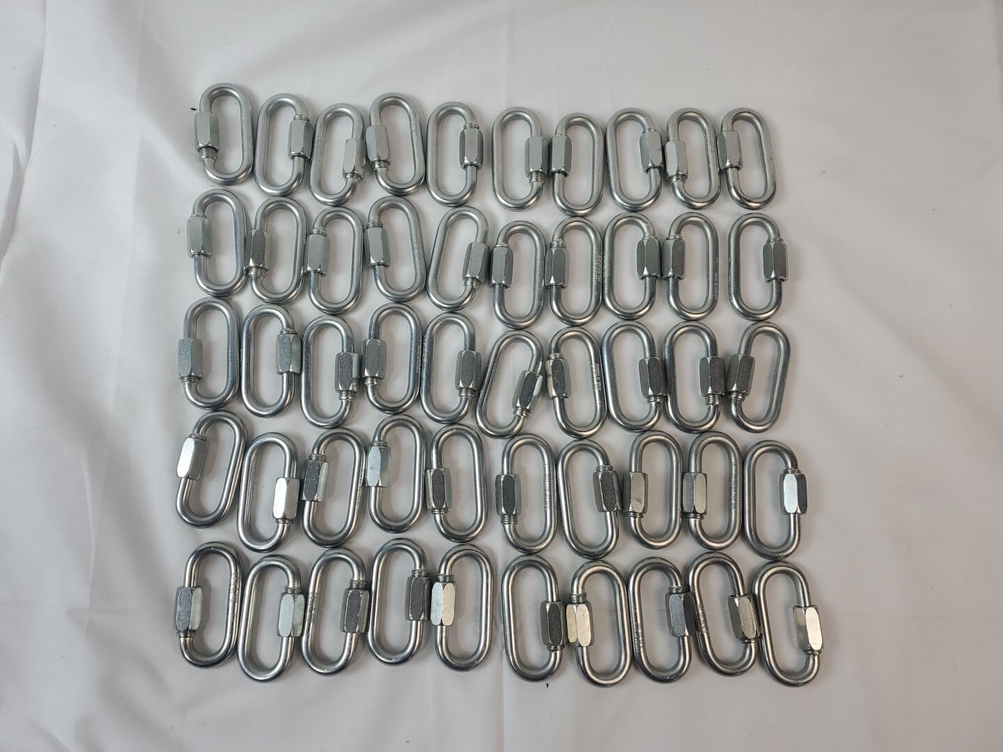 50 pack MAILLON RAPIDE 5/16″ Quick Link, 8mm, 5/16 in., 700 kg, 1540 lbs N8