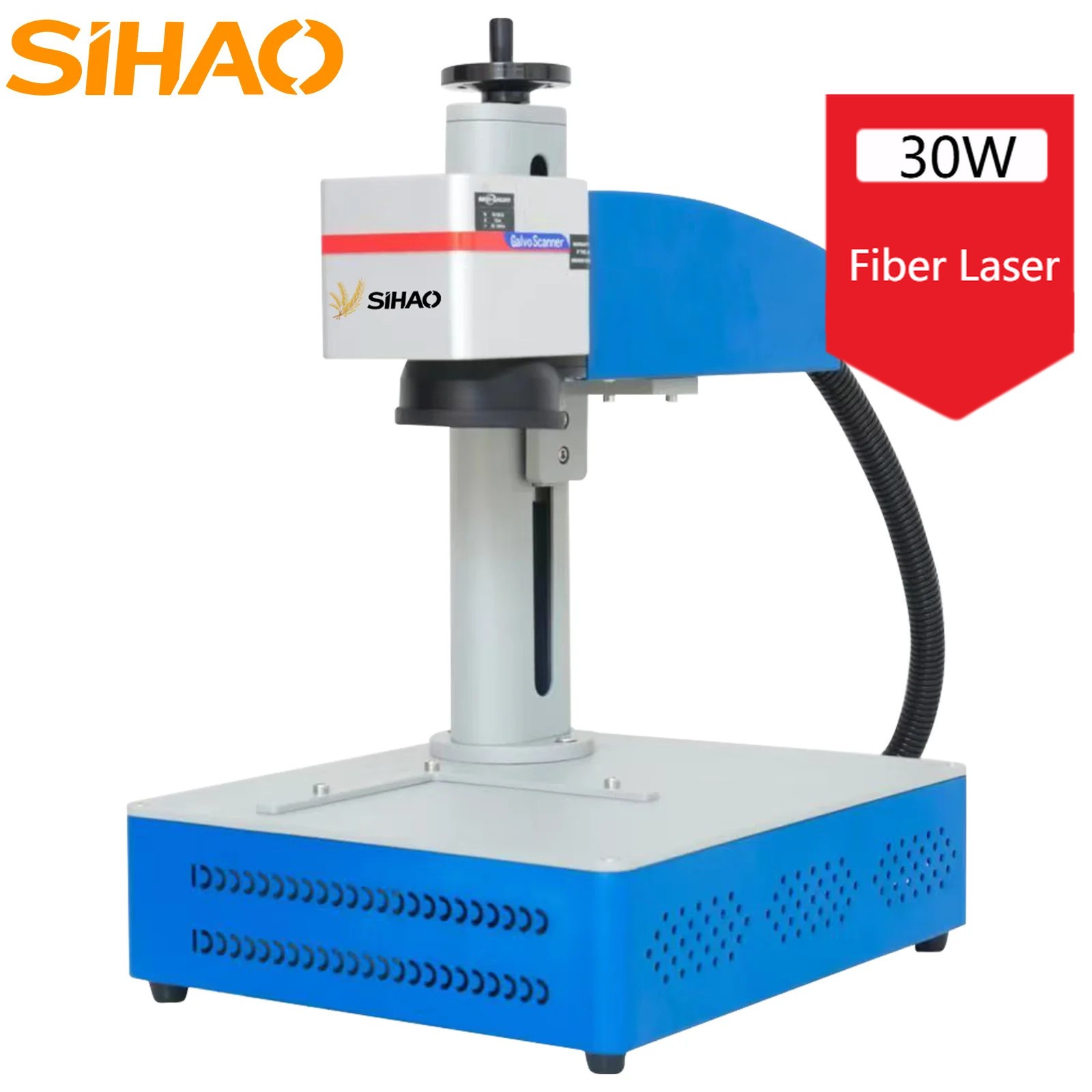 🔥30W Fiber Laser Marking Machine Engraving Cutter w/ EZCAD2 Control Software