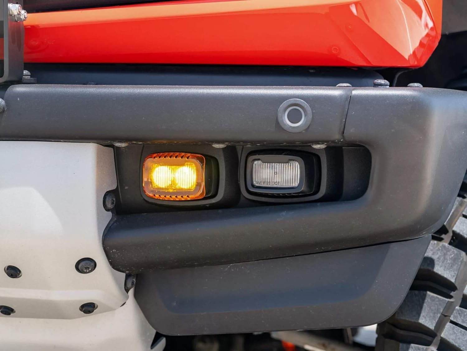 2pc 2500K Selective Yellow Colored LED Pod Fog Light Shield Cover Lenses – F150