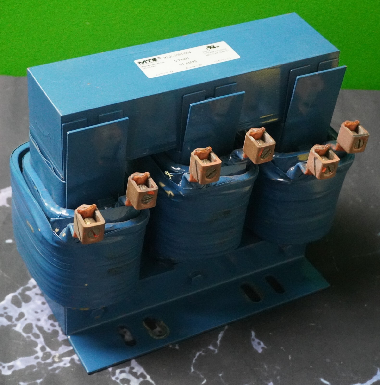 MTE Corp. 3 PHASE REACTOR RLX-0095-004 3PH 600V MAX 50/60 Hz 95A